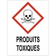Etiquette picto produits toxiques