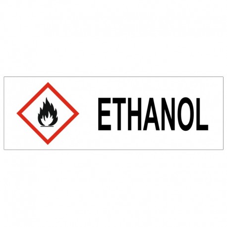 Autocollant éthanol inflammable GHS02