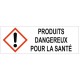 Pictogramme produits dangereux santé