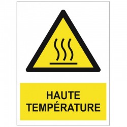 Panneau haute température picto