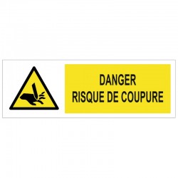 Panneau risque de coupures