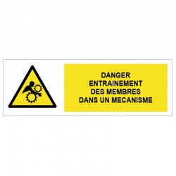 Autocollant entrainement des membres dans le mecanisme