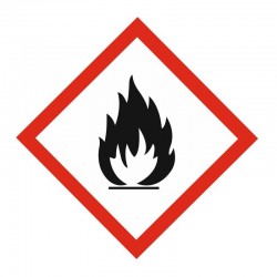 Autocollant picto inflammable