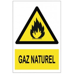 Autocollant gaz naturel