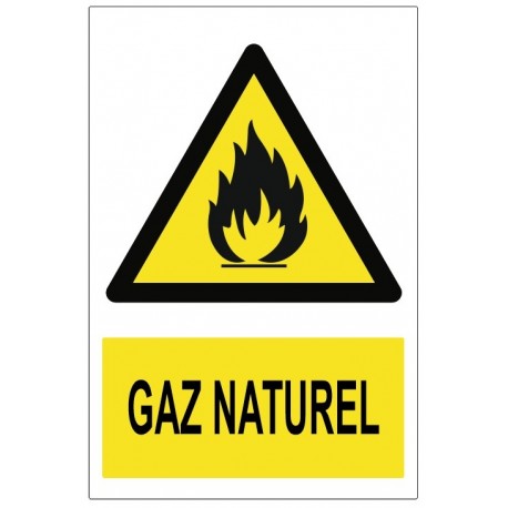 Autocollant gaz naturel
