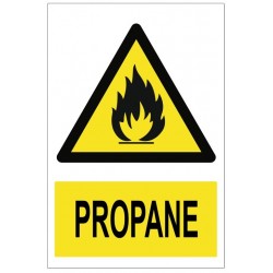 Autocollant propane