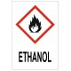 Autocollant ethanol