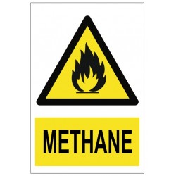 Autocollant methane