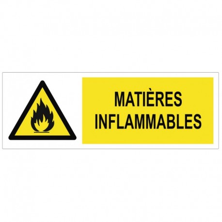 Panneau Matières inflammables – Pictogramme GHS02