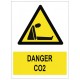 Panneau Danger CO2