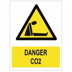 Panneau Danger CO2