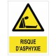 Autocollant danger risque d'asphyxie