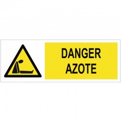 Panneau Danger Azote picto