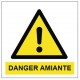 Autocollant amiante pictogramme