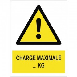 Autocollant charge maximale xx