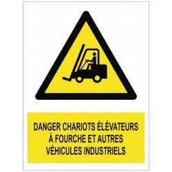 Autocollant chariots elevateur