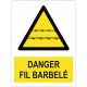 Panneau fil barbelé