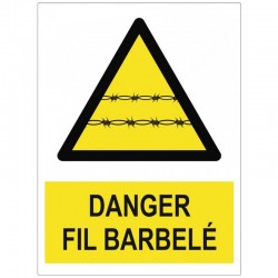 Panneau fil barbelé