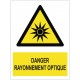 Autocollant rayonnement optique