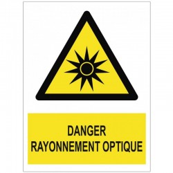 Autocollant rayonnement optique