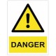 Autocollant danger