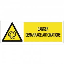 Autocollant démarrage automatique