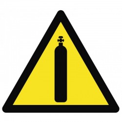 Autocollant bouteille de gaz