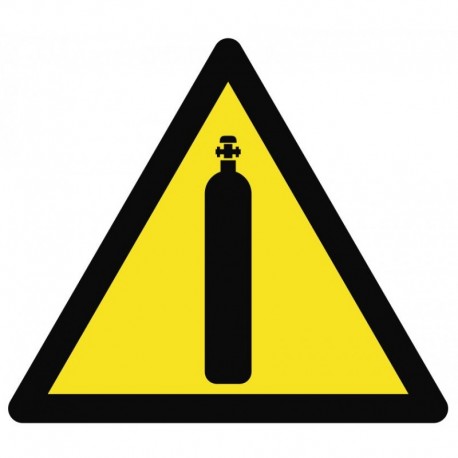 Autocollant bouteille de gaz