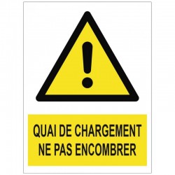 Panneau quai de chargement