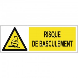 Panneau risque de basculement