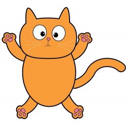 Sticker chat pour voiture