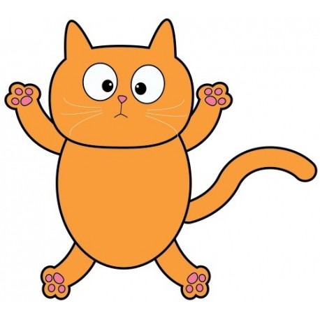 Sticker chat pour voiture