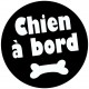 Autocollant chien à bord