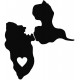 Sticker carte guadeloupe