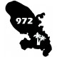 Sticker martinique 972