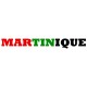 Sticker martinique drapeau carte