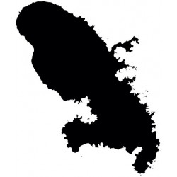 Sticker martinique lettrage