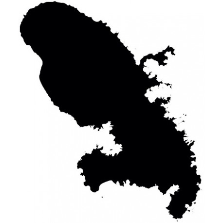 Sticker martinique lettrage