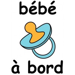 Autocollant jumeaux à bord