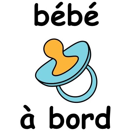 Autocollant jumeaux à bord