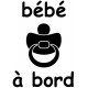 Autocollant tetines à bord