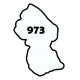 Stickers 973 Guyane