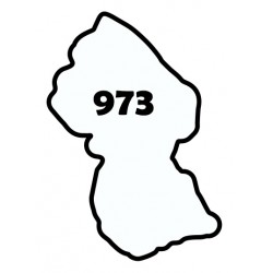 Stickers 973 Guyane