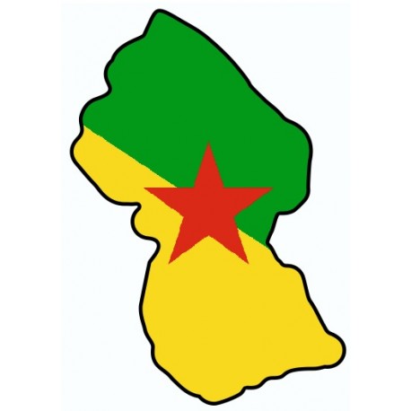 Stickers 973 Guyane