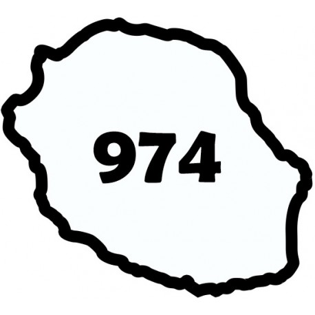 Stickers Guyane pastille drapeau