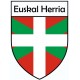 Autocollant basque ovale