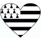 Sticker blason breizh