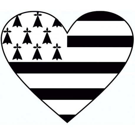 Sticker blason breizh