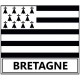 Autocollant blason bretagne