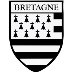 Autocollant drapeau breton